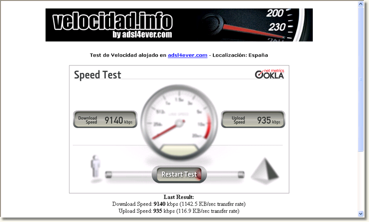 Test de velocidad